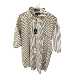 Chatham Cloth Enro Men’s 2XL dress shirt short sleeve
